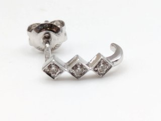 Pendiente oro 18k con diamantes