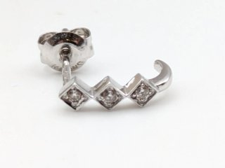 Pendiente oro 18k con diamantes