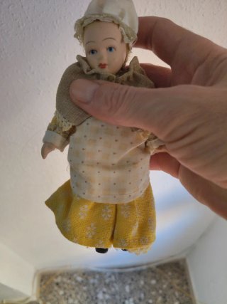 Muñeca estilo victoriano decorativa