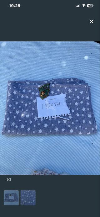 Lote 6 telas lucia