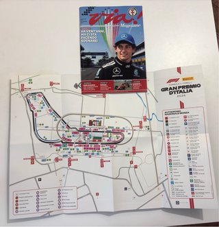 Rivista Via + Brochure GP F1 Monza