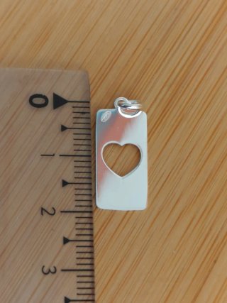 Colgante Plata 925 Corazón Flechado