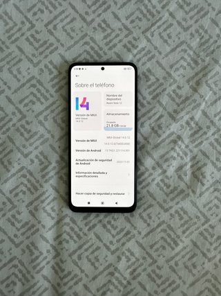 Xiaomi Redmi Note 12 Funda Negra