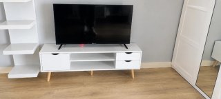 Mueble TV Nórdico Blanco