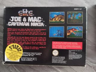 Joe & Mac Caveman Ninja SNES PAL