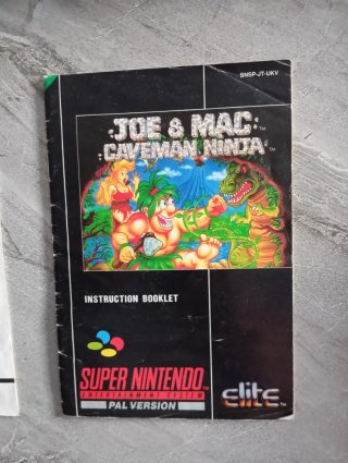Joe & Mac Caveman Ninja SNES PAL