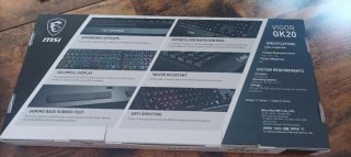 Teclado MSI Vigor GK20 QWERTZ Alemán