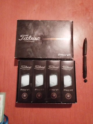 Titleist Pro V1 Bolas de Golf (4 Unidades)