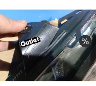 OL FARO IZQ PARA FORD FOCUS II 01-05 FONDO NEGRO R013688C1