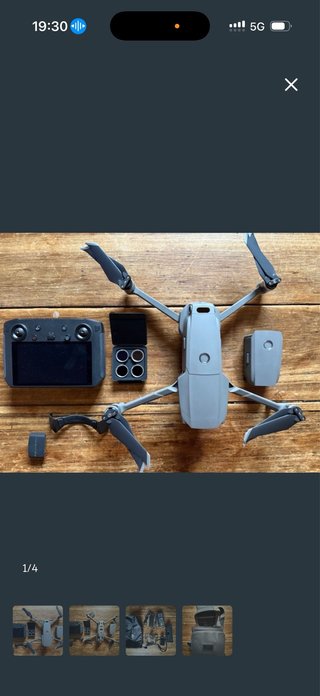DJI Mavic 2 Zoom + Smart Controller + 5 Baterías