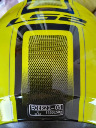 Casco Moto LS2 Amarillo/Negro Modular Talla M