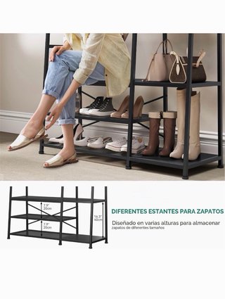 Mueble recibidor con banco