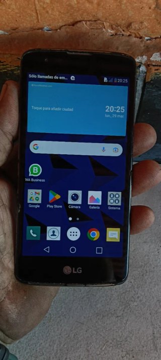 LG K8 LTE Negro,Signos de Uso Evidente Funcionando