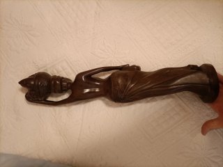 Escultura de madera Júcaro Cuba