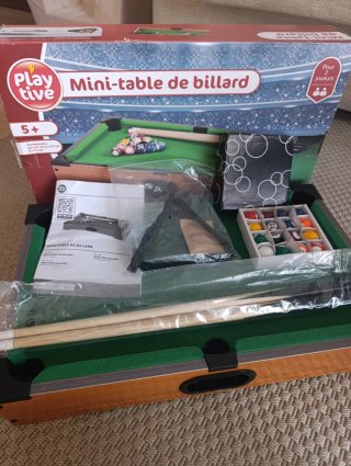 Mini mesa de billar Playtive