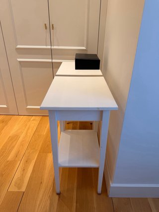 Pareja Mesitas Noche IKEA HEMNES Blancas