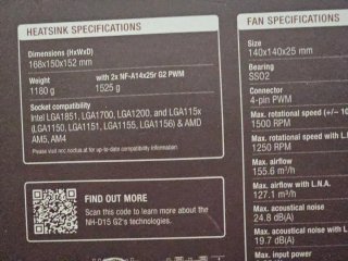 Noctua NH-D15 G2 HBC Refrigerador CPU
