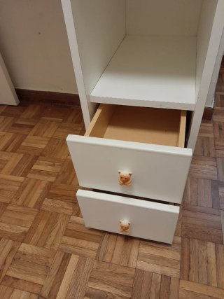 Escritorio blanco con cajones Medidas   135 lar