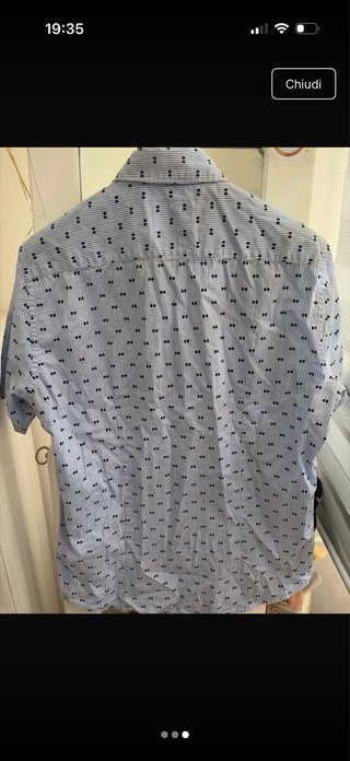 Camicia uomo a fantasia