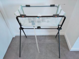 Bañera Stokke plegable + soporte+ tapones