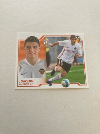 Cromo Joaquín Valencia C.F.