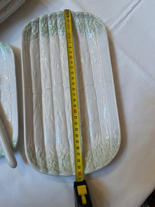 Vajilla Espárragos Bordallo Pinheiro vintage