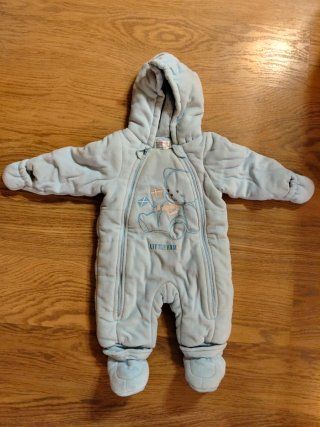 Buzo pelele acolchado bebé prenatal 3-6 meses