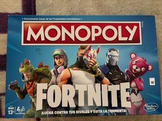 Monopoly Fortnite Edición Juego Mesa