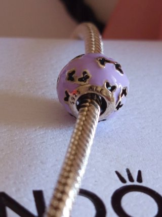 Charm Pandora Viola Farfalle