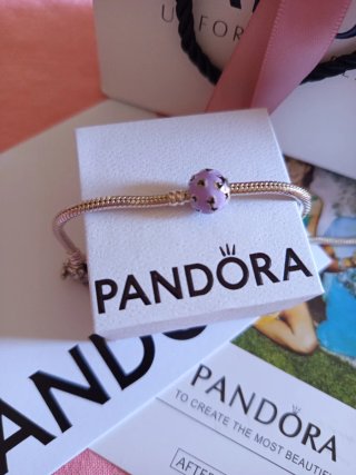 Charm Pandora Viola Farfalle