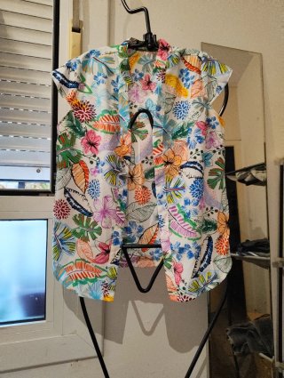 Blusa mujer estampado floral talla única