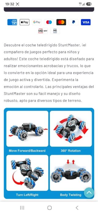 Coche Stunt Twist Swing 4WD