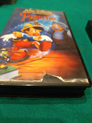 VHS Pinocho Walt Disney Clásicos Animados