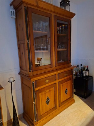 Aparador y Repostero Madera Roble