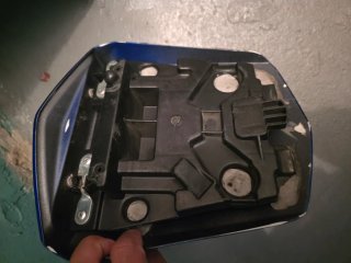 Yamaha R6 Sillin Trasero Liso Azul