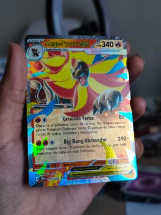 Carta Pokémon Mega-Pyroar EX 015/086
