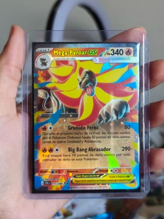 Carta Pokémon Mega-Pyroar EX 015/086
