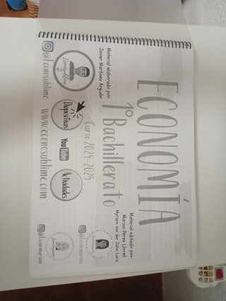 Libro Economía 1. Bachillerato.