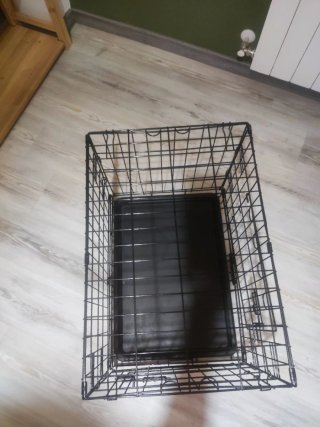 Jaula para mascotas negra