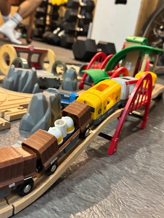 Lote Circuito Tren Madera BRIO