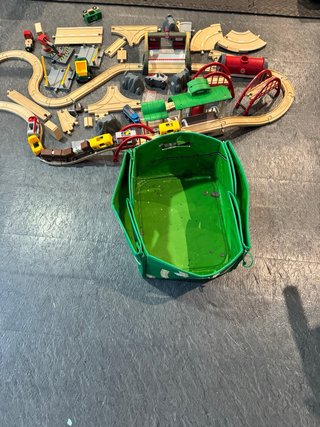 Lote Circuito Tren Madera BRIO