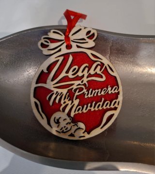 Bola de Navidad Mi Primera Navidad Vega