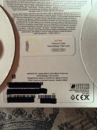 Apple Watch Ultra 1 49mm Titanio