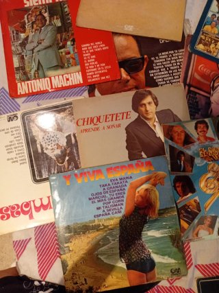 Lote Vinilos Antonio Machin, Chiquetete, Viva Espa
