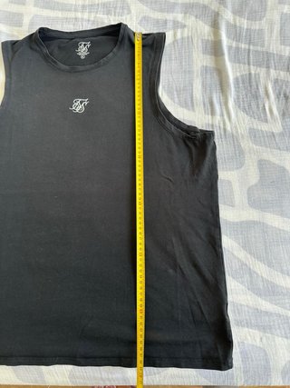 Camiseta tirantes SikSilk negra