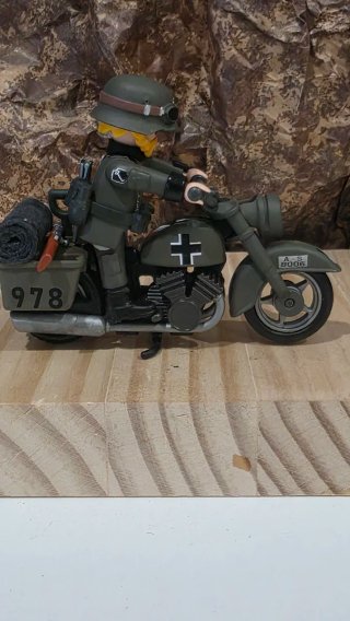 Moto Playmobil Segunda Guerra Mundial