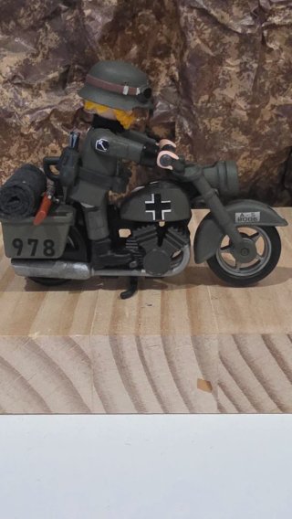 Moto Playmobil Segunda Guerra Mundial