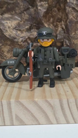 Moto Playmobil Segunda Guerra Mundial