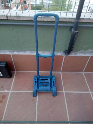 Carrito para mochila azul