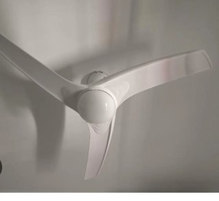 Lámpara Ventilador Blanco Plástico